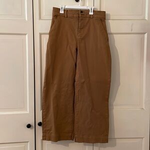 Everlane size 12 wide leg organic cotton pants EUC